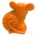 Jouets interactifs de chien de boule de forme de souris en caoutchouc naturel